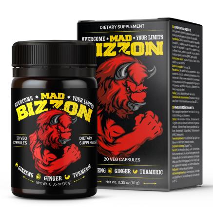 Mad Bizzon, energy capsules for men